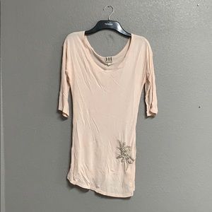 Haute Hippie shirt with rhinestone detail